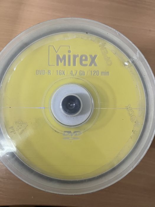 Продам диски mirex dvd+r