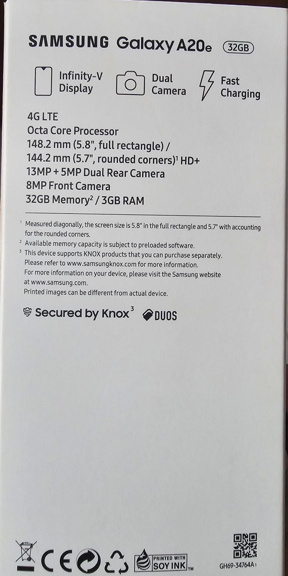 Продавам samsung А20e