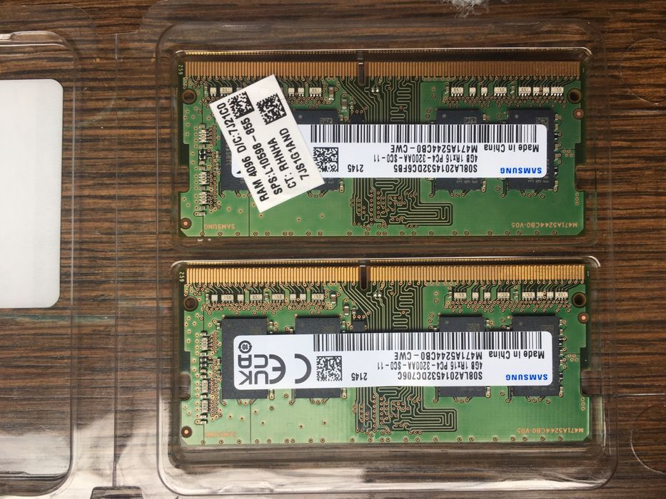 Memorie laptop SODIMM 8GB(2x4) DDR4-3200MHz Samsung M471A5244CB0-CWE
