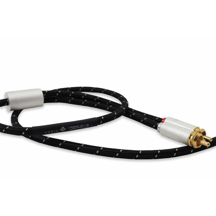 Cablu Intreconect Stereo RCA Ludic Orpheus, Conductor Cupru OCC, 1m