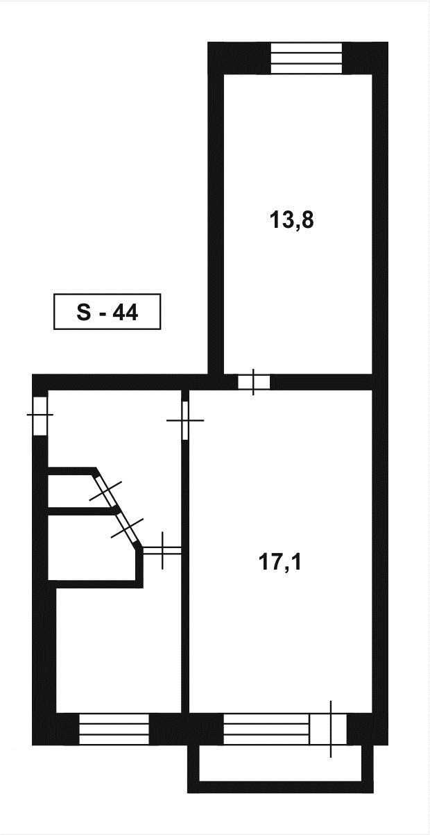 Продам 2-хкомнатную квартиру в Майкудуке в 11А мкр-не.