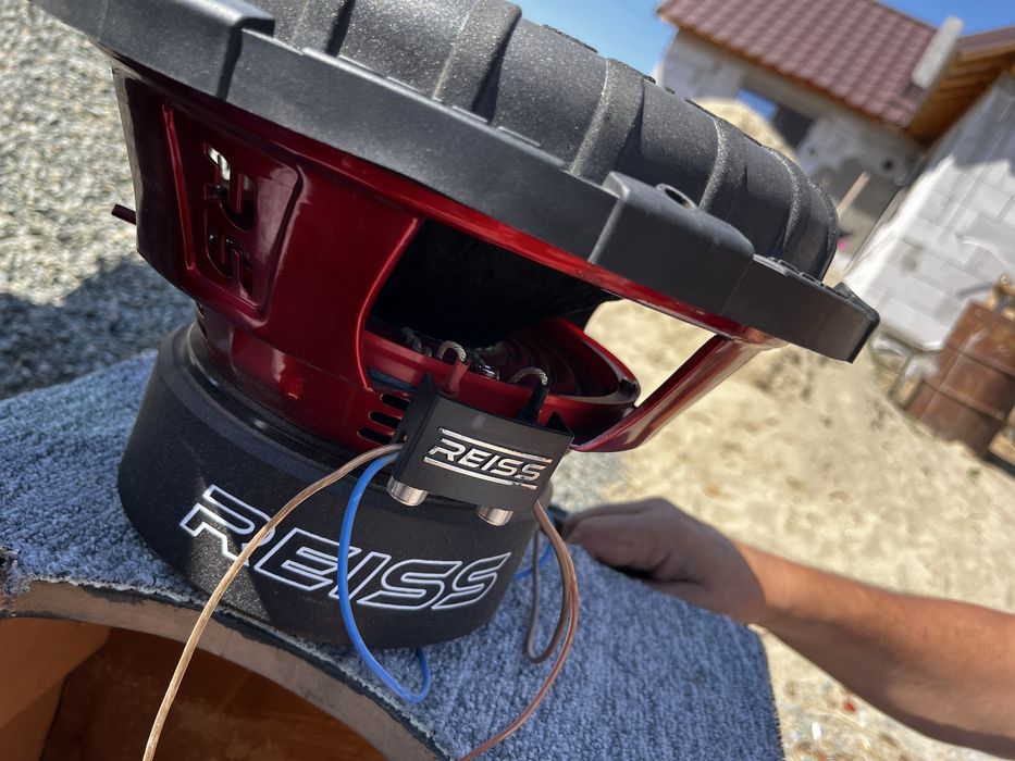 Subwoofer Auto Reiss 1000w Rms +Statie DB 1000W Rms 2 Canale