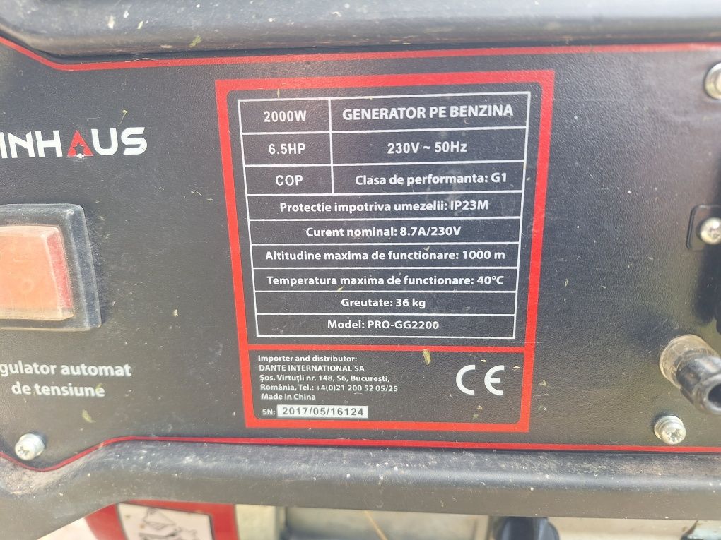 Generator curent 2kw