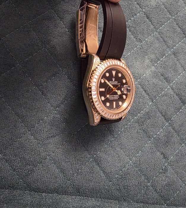 Rolex yaht master gold diamond