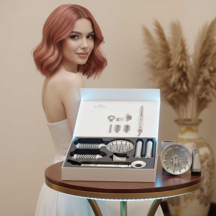 Мултифункционален сешоар и стилизатор за коса S&R Styling SD-988.