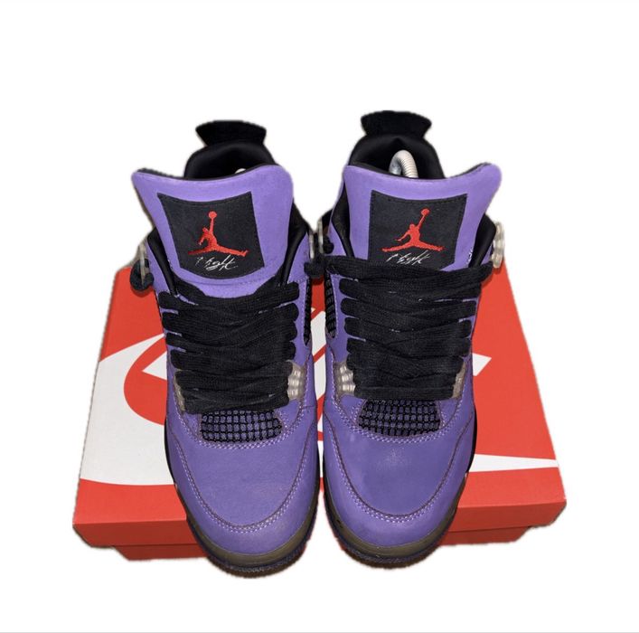 Travis Scott x Air Jordan 4 “Purple Suede” – Family & Friends