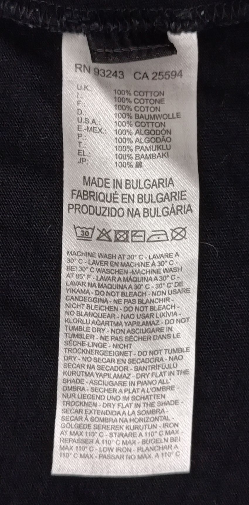 Diesel T-Shirt оригинална тениска L памучна черна фланелка