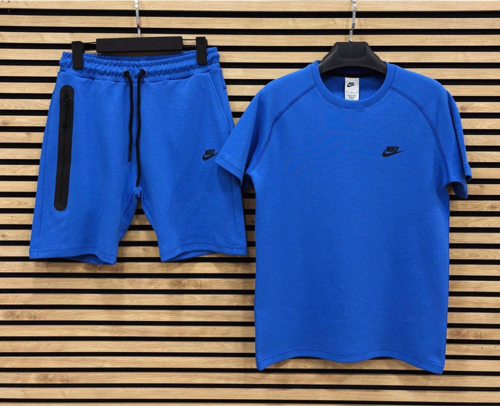 Compleu vara Nike Tech (Alb, Royal Blue,Negru)