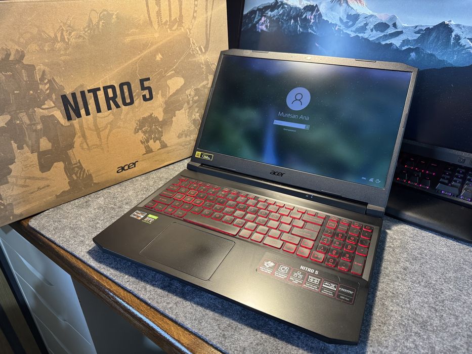 Acer Nitro 5 - RTX 3050 - Ryzen - N20C1 Laptop gaming - Full box