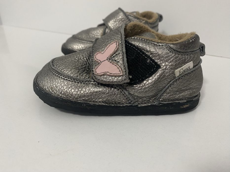 Ghete piele cu lana 22 - barefoot - Enna Shoes