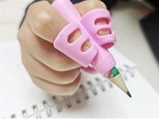2 x Corector de scris pentru 2 si 3 degete / suport creion, dispozitiv