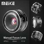 Широкоугольный ручной объектив Meike 25 мм F1.8 APS-C для Fuji