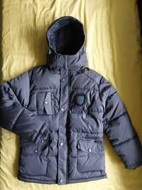 Детско зимно плътно яке/шуба с качулка, размер за 11-14г. дете