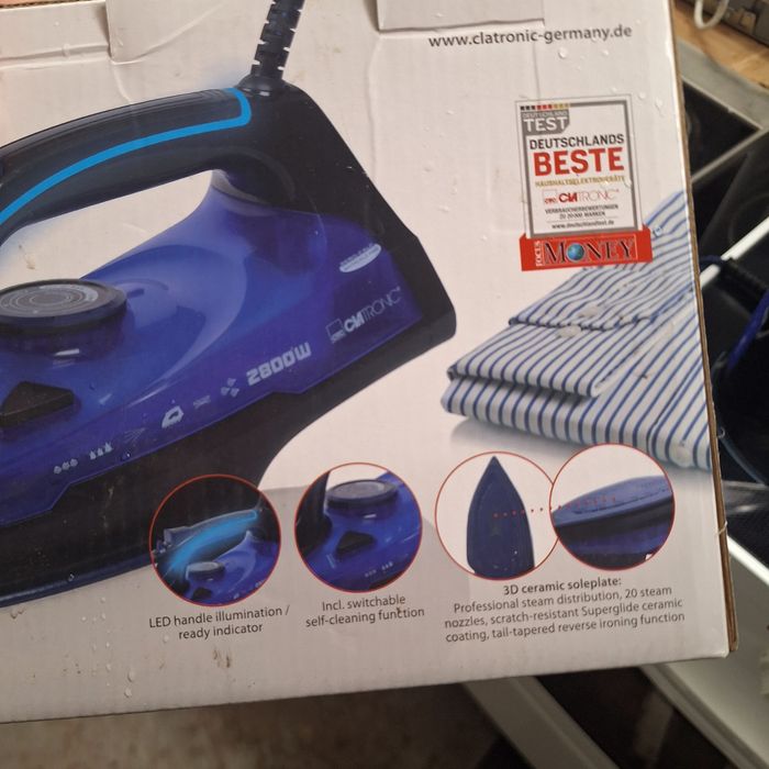 Парна ютия 2800 вата внос от Германия