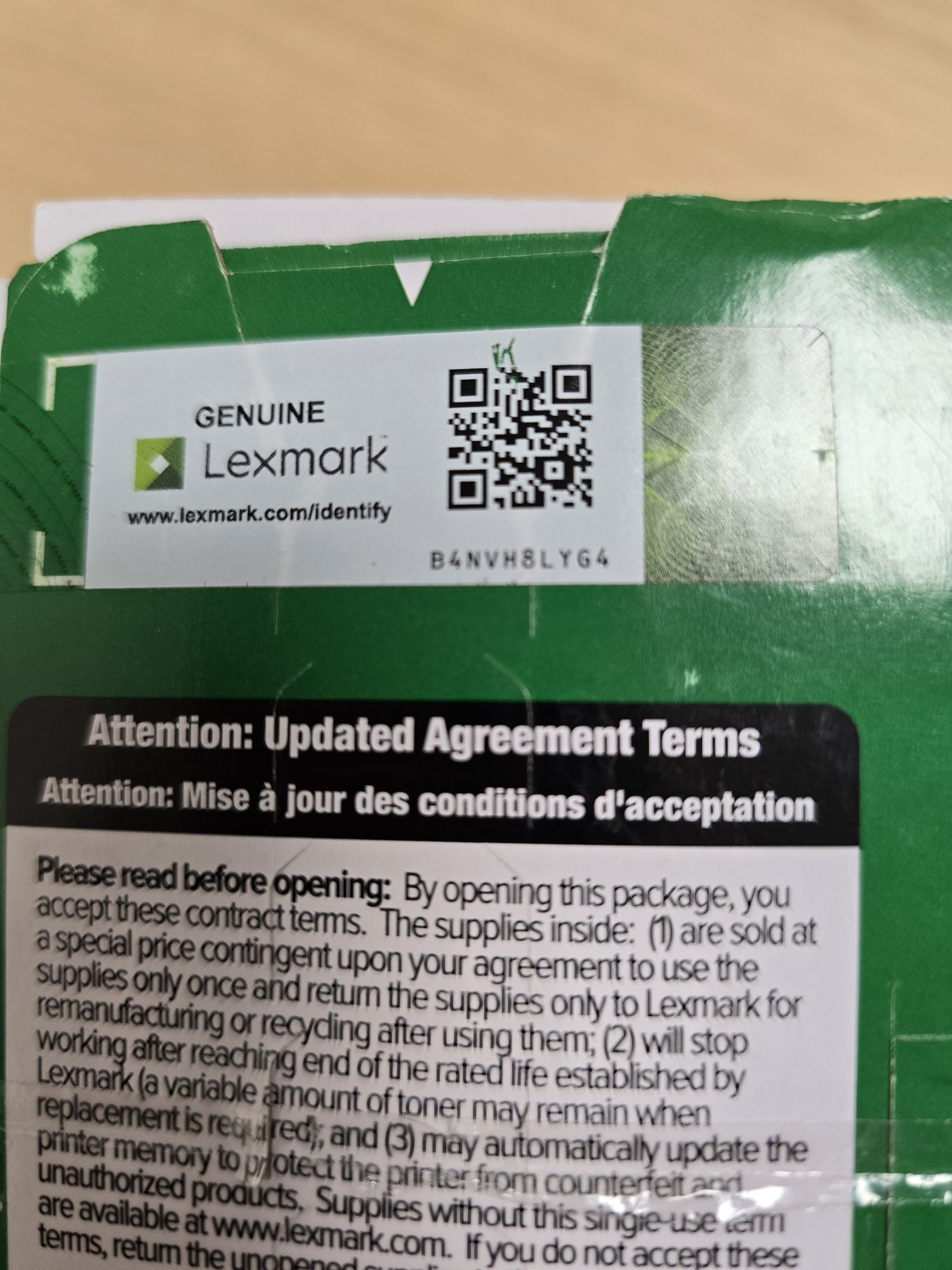 ОРИГИНАЛНА тонер касета черен  B222HOO - 3000 копия за lexmark b2236dw
