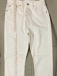pantaloni jeans albi