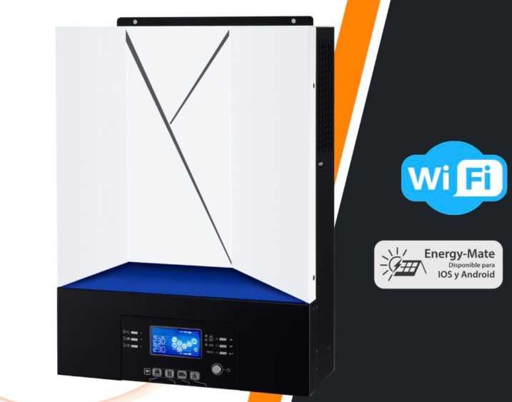 Инверторно зарядно устройство 6000W 48V със 120 A 500V MPPT регулатор