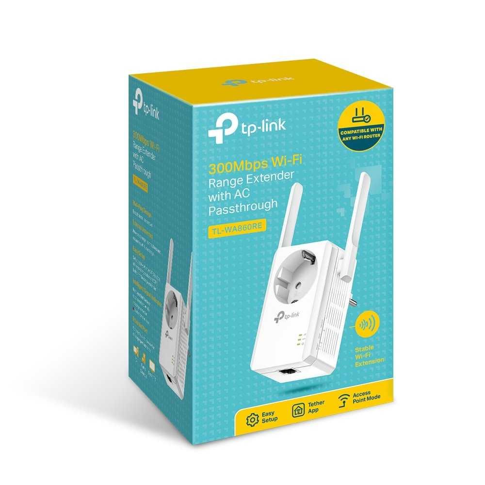 Wi-Fi Усилитель беспроводного сигнала репитр TP-LINK TL-WA860RE