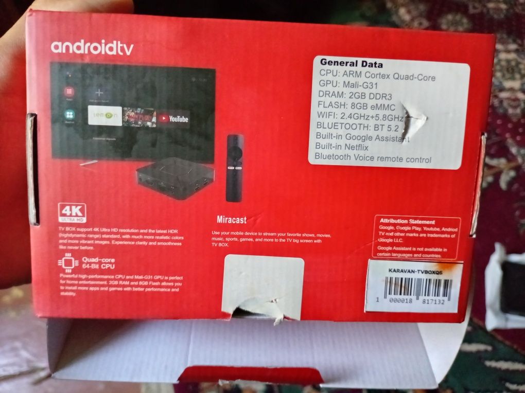 Smart Tv Box televizorga