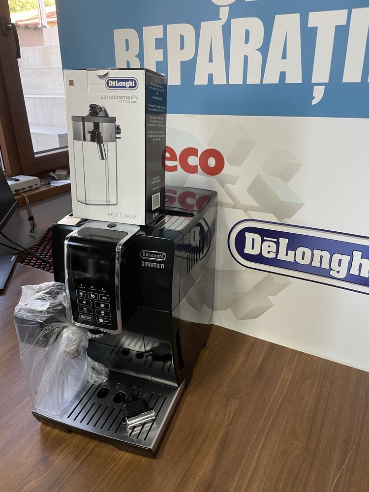 Espressor expresor aparat tonomat cafea Delonghi Dinamica garantie