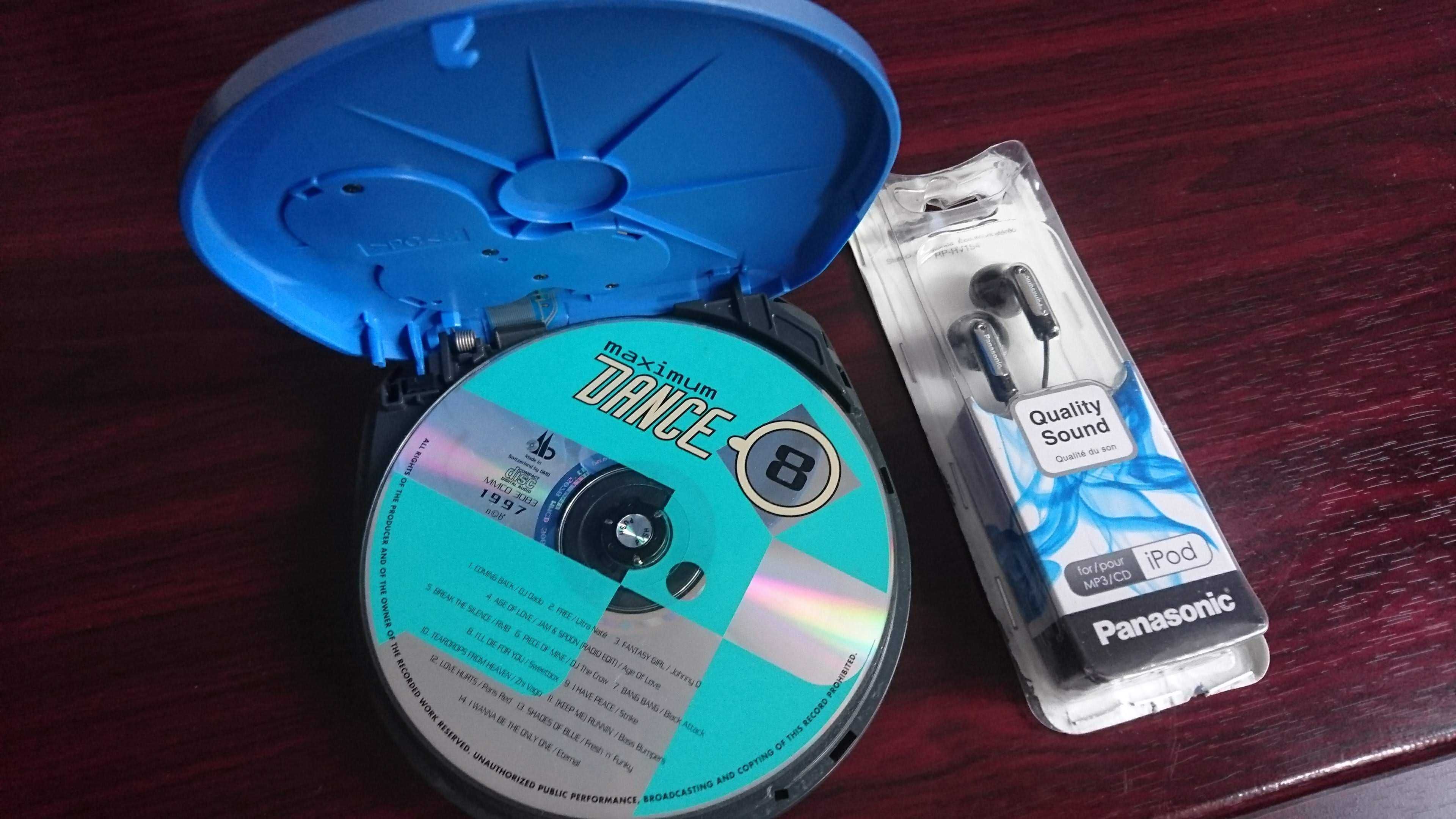 cd player portabil  Panasonic,Made in Japan
