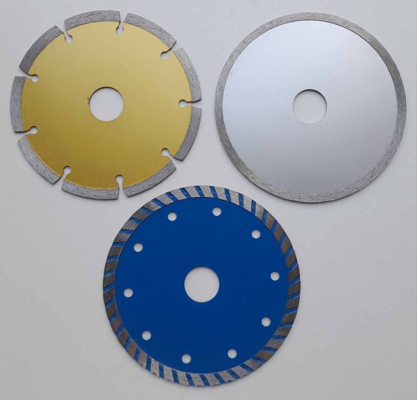 Set 3 discuri de 125mm, diamantate pentru tăiere cu flex uzual