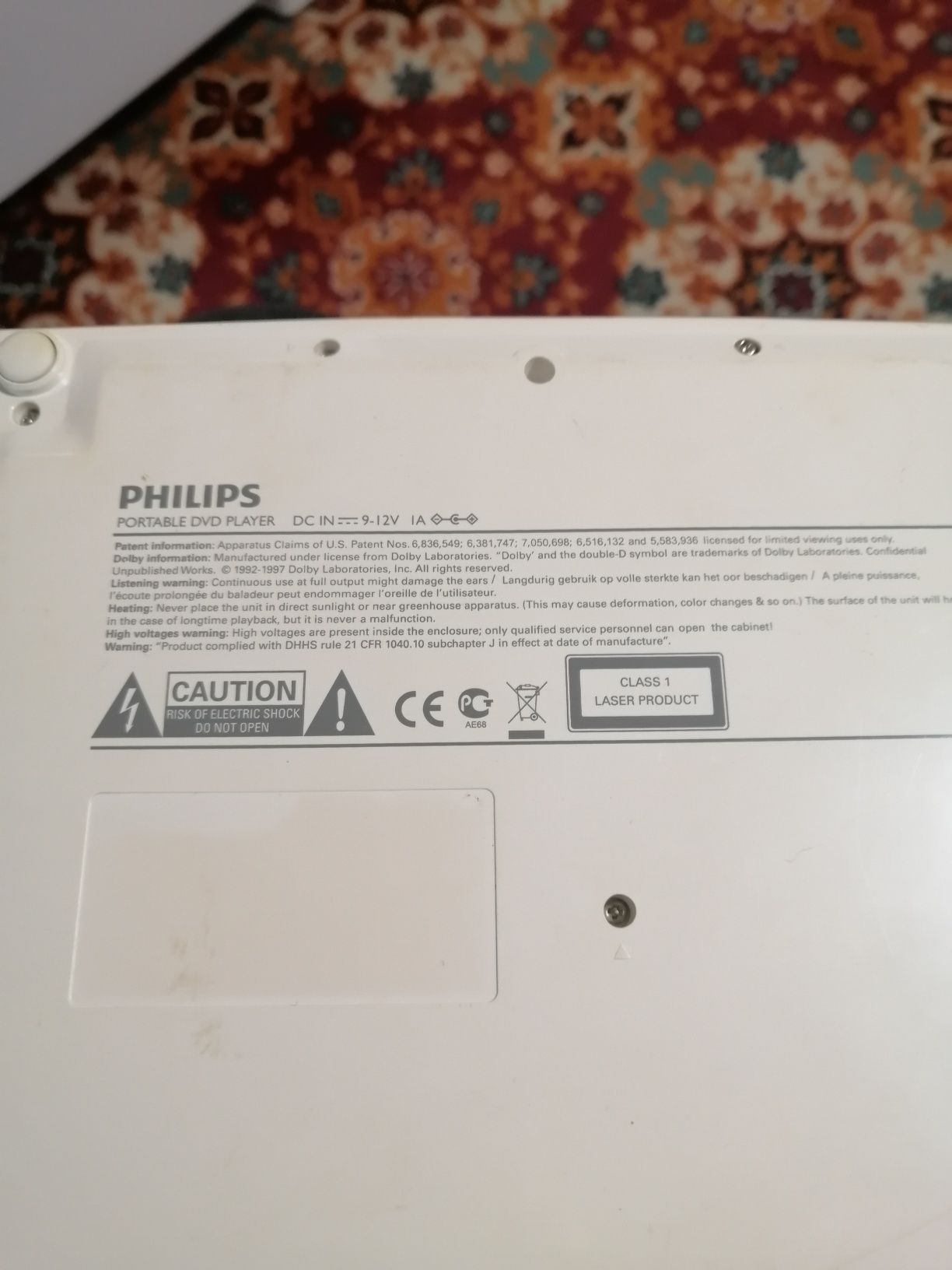 Dvd uri auto Philips, Panasonic