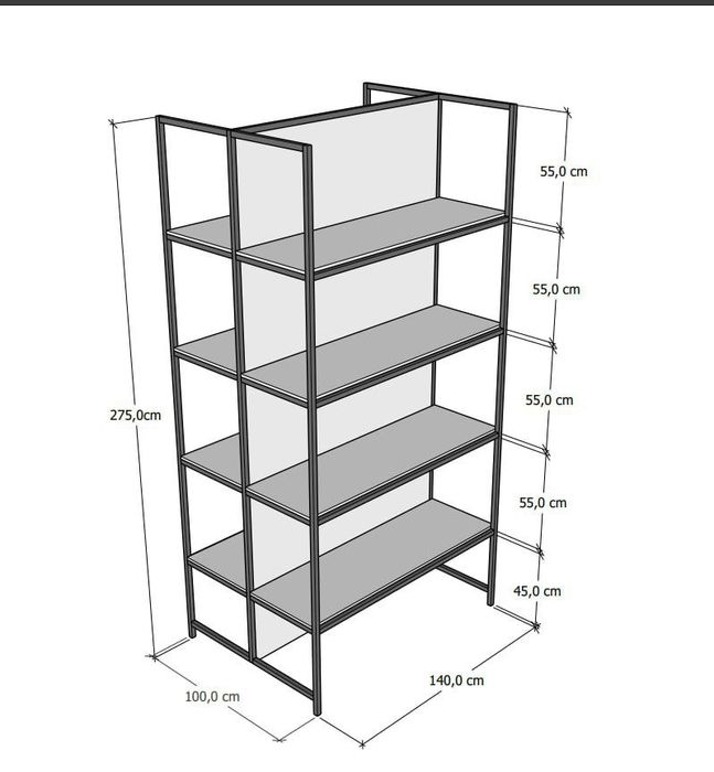 Полки/Стеллажи/ Стеллаж для гардероба/ Стеллаж для склада