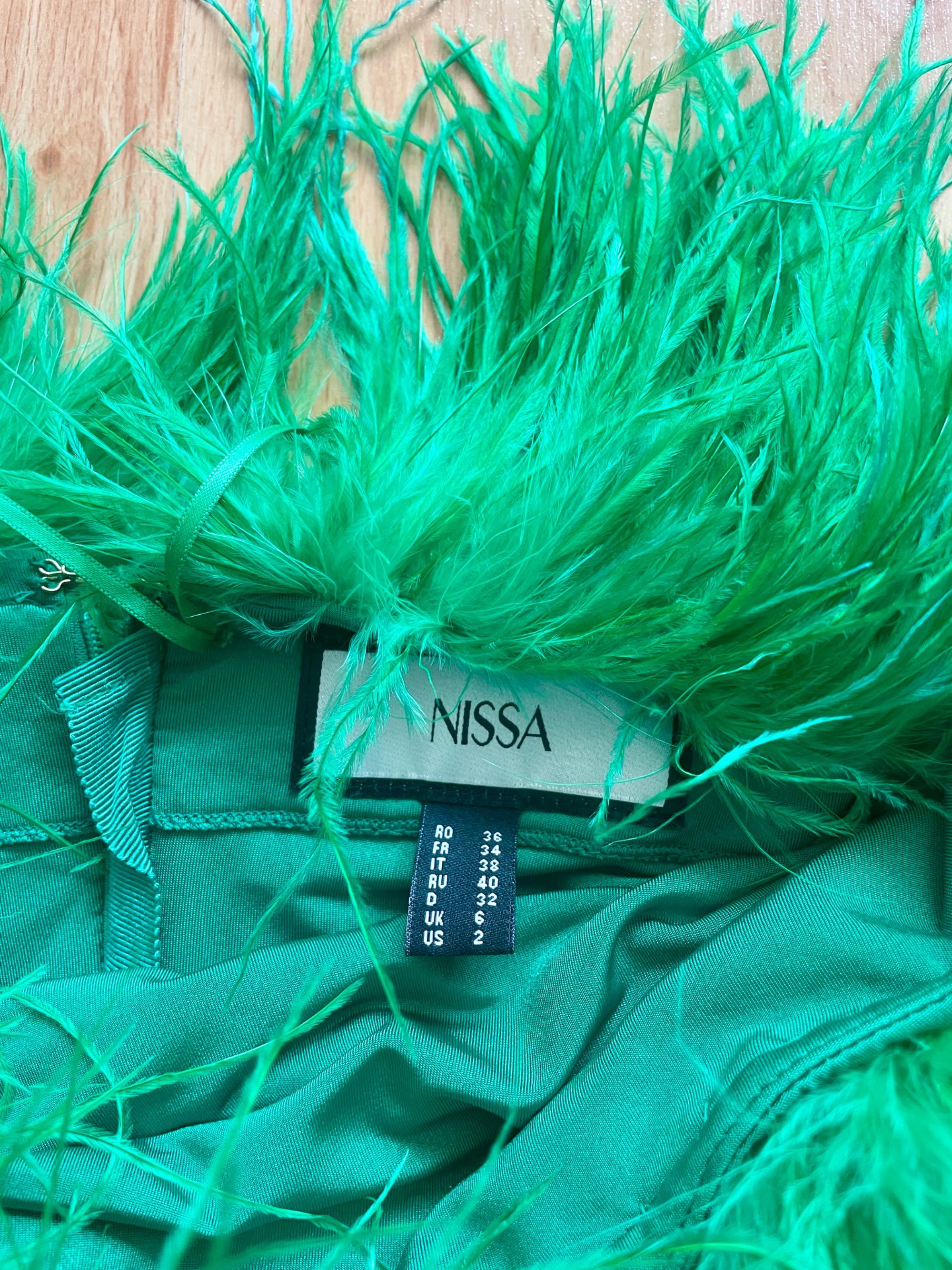 Rochie damă Nissa culoare verde