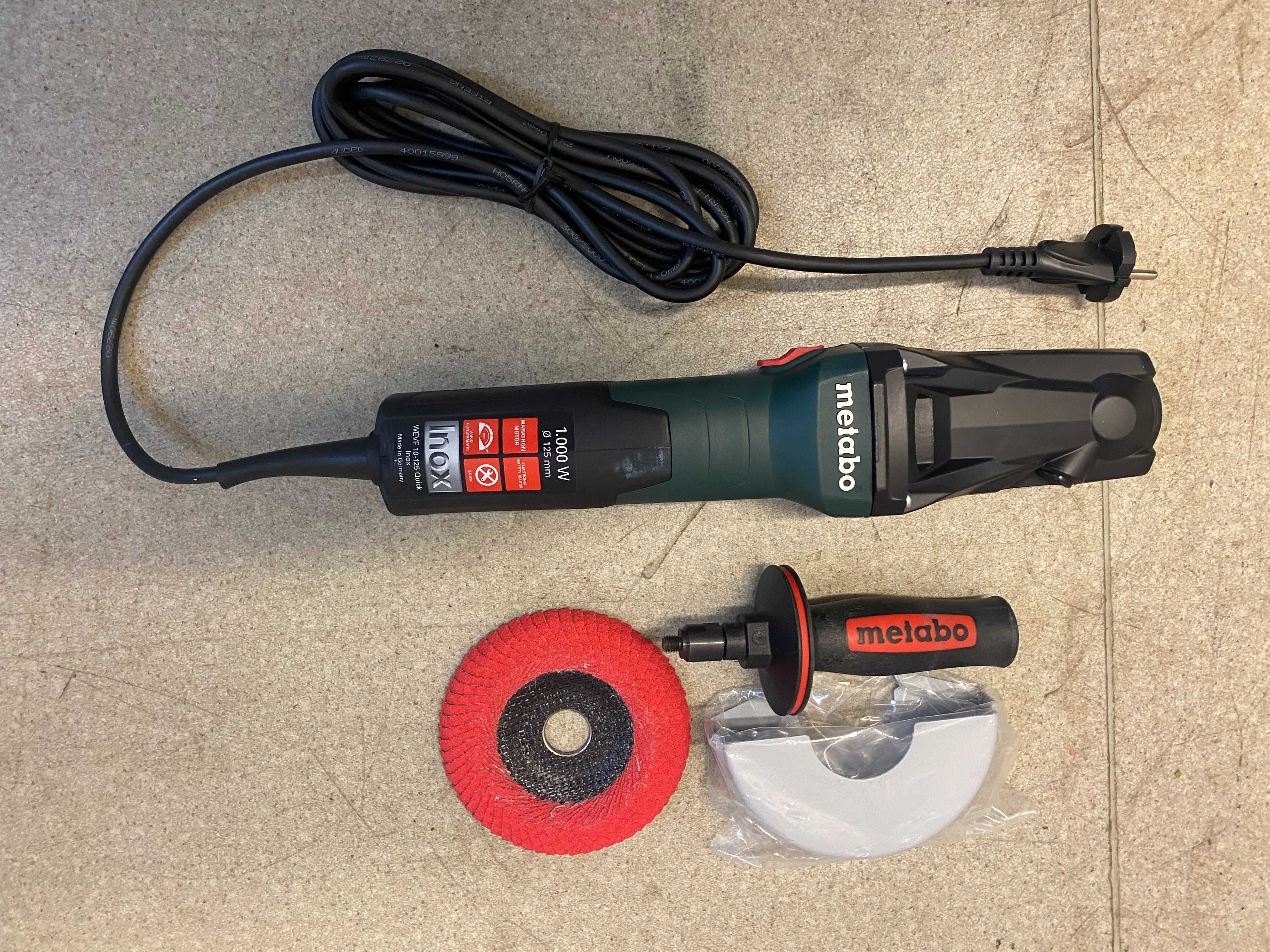 61308	Ъглошлайф 125mm 1000W METABO WEVF 10-125 QUICK INOX