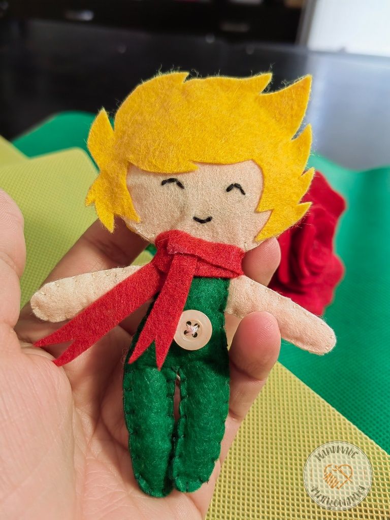 Малкият принц ръчно изработени играчки от филц