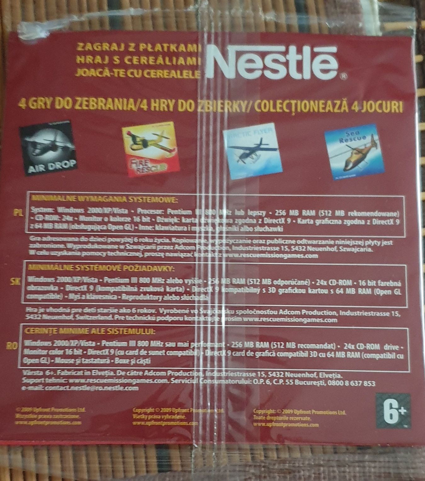 CD-uri cu jocuri Nestle rare
