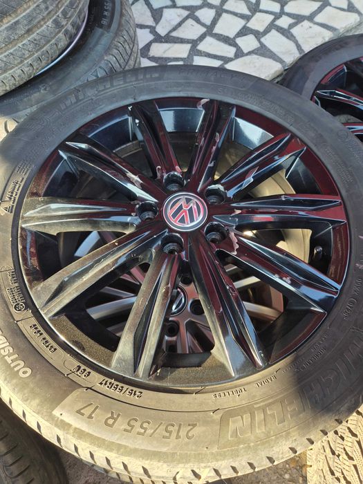 Roti Jante Anvelope 5x112 215/55/17 - OEM VW Sharan Tiguan Passat Golf