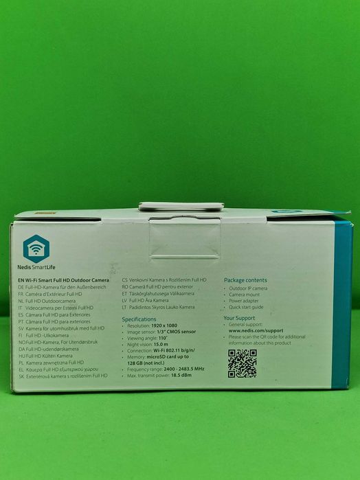 Camera de supraveghere Nedis WIFICO40CBK SmartLife Outdoor Wi-Fi