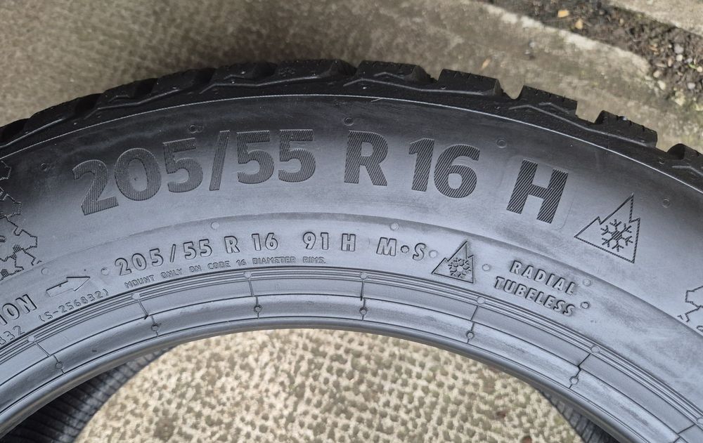 Set 2buc 205/55 R16 91H Continental WinterContact TS870 M+S iarnă