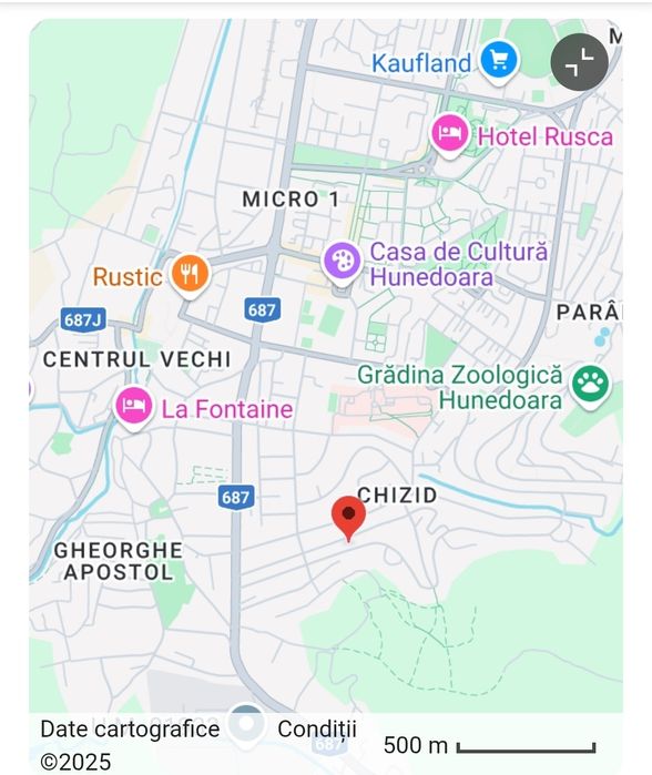 Loc pentru casa si gradina, chiar in orasul Hunedoara. Pret avantajos!