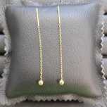 (B31455.7 / Ag28 Doi Baieti ) Cercei Aur 14K - 1.12 grame / 409 lei