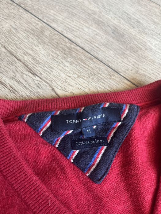 Tommy Hilfiger : Cotton Cashmere V Neck - 5% Кашмир размер М /Оригинал