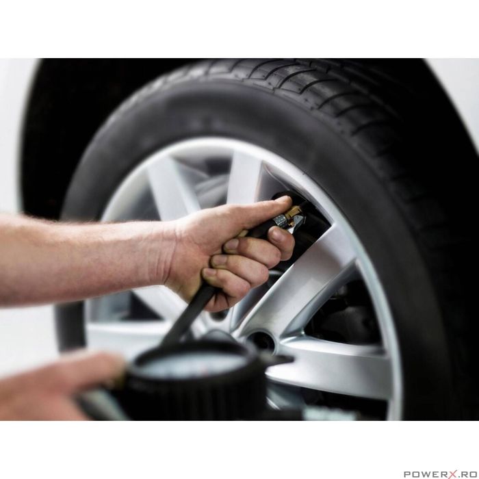 Pistol profesional cu manometru pentru umflat roti 12bari Verke