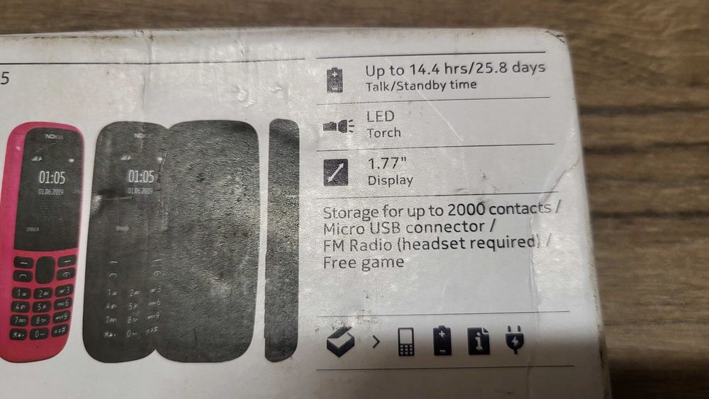 NOKIA 105  telefon folosit fuctional 60 lei