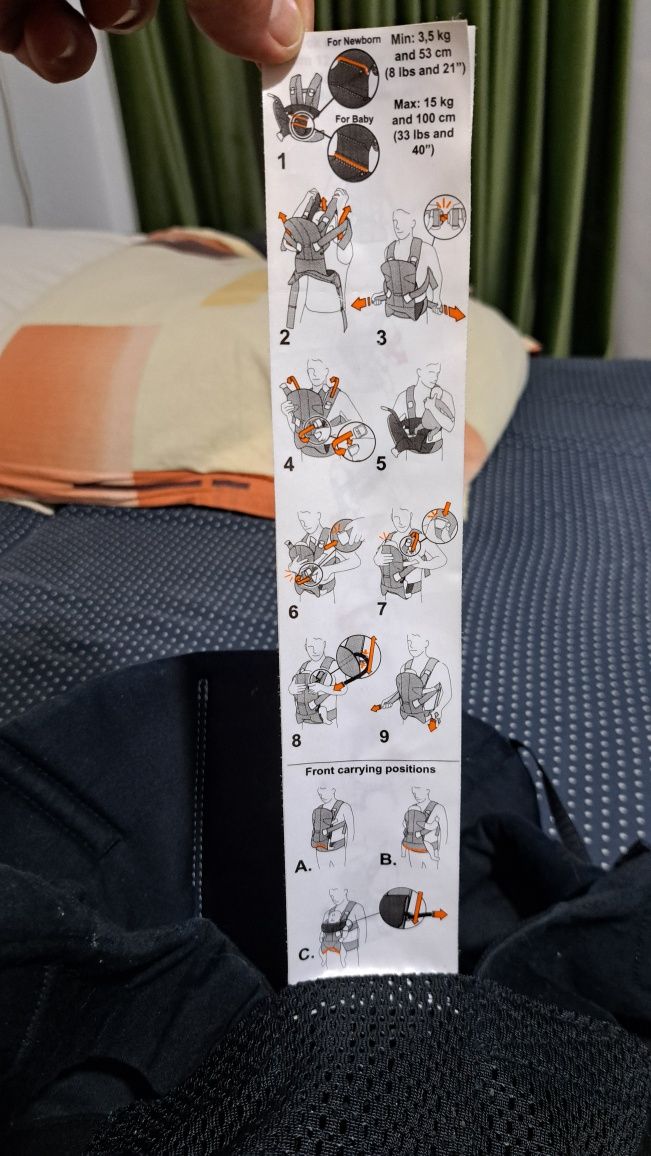 Marsupiu BabyBjorn ONE impecabil