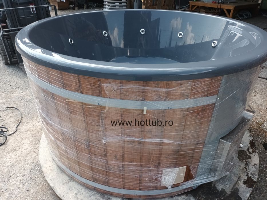 Ciubar din fibra de sticla,soba incorporata, Hidromasaj,led,SUPERPRET!