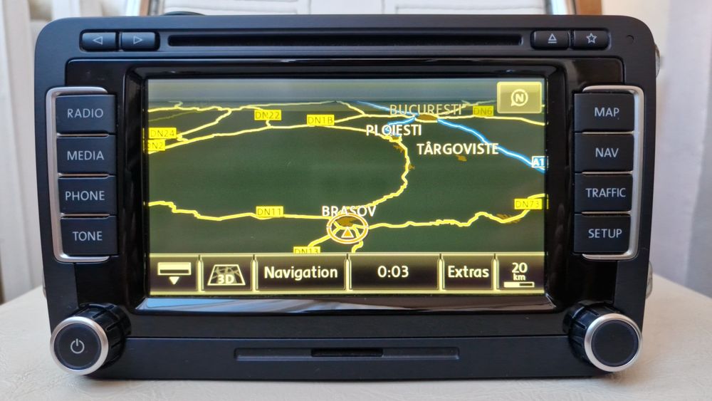 Navigatie VW RNS 510 LED ( 2014 ) + Harti + Cod Pin + Antena GPS !