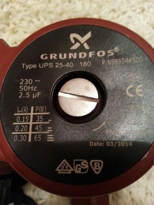 Pompa de recirculare Grundfos 25/40/180 ( produs nou)