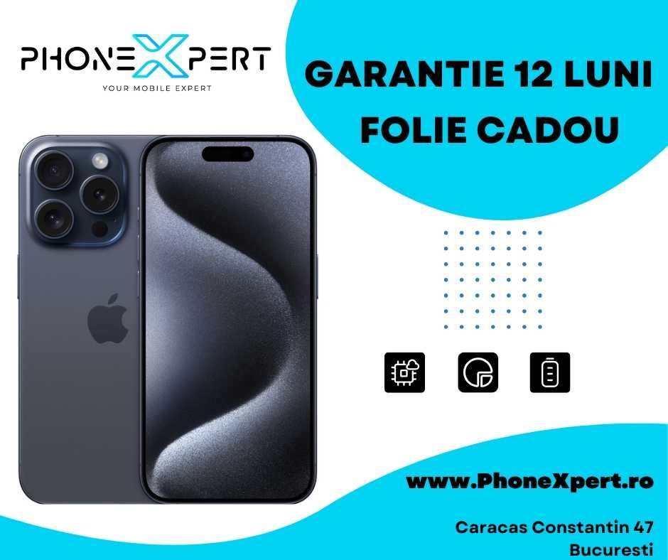 iPhone 15 Pro 128GB Blue -Garantie 12luni- PhoneXpert.ro #59664