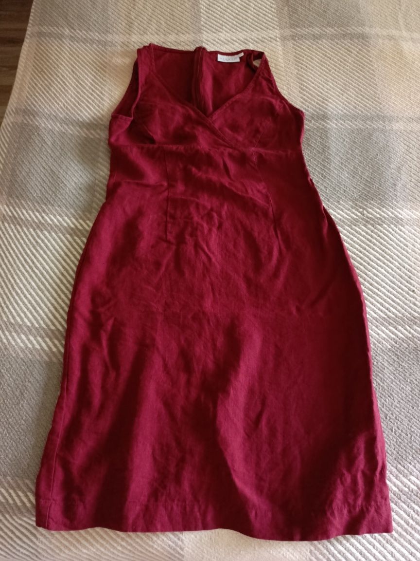 Платье , H&M , лен , 46 р.
