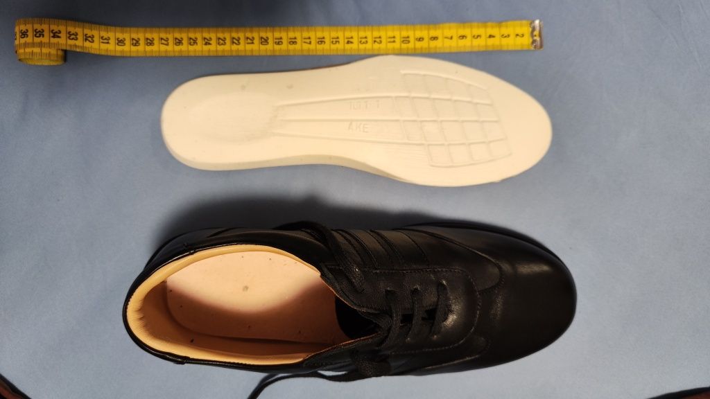 Мъжки Ортопедични обувки ръчна изработка естествена кожа