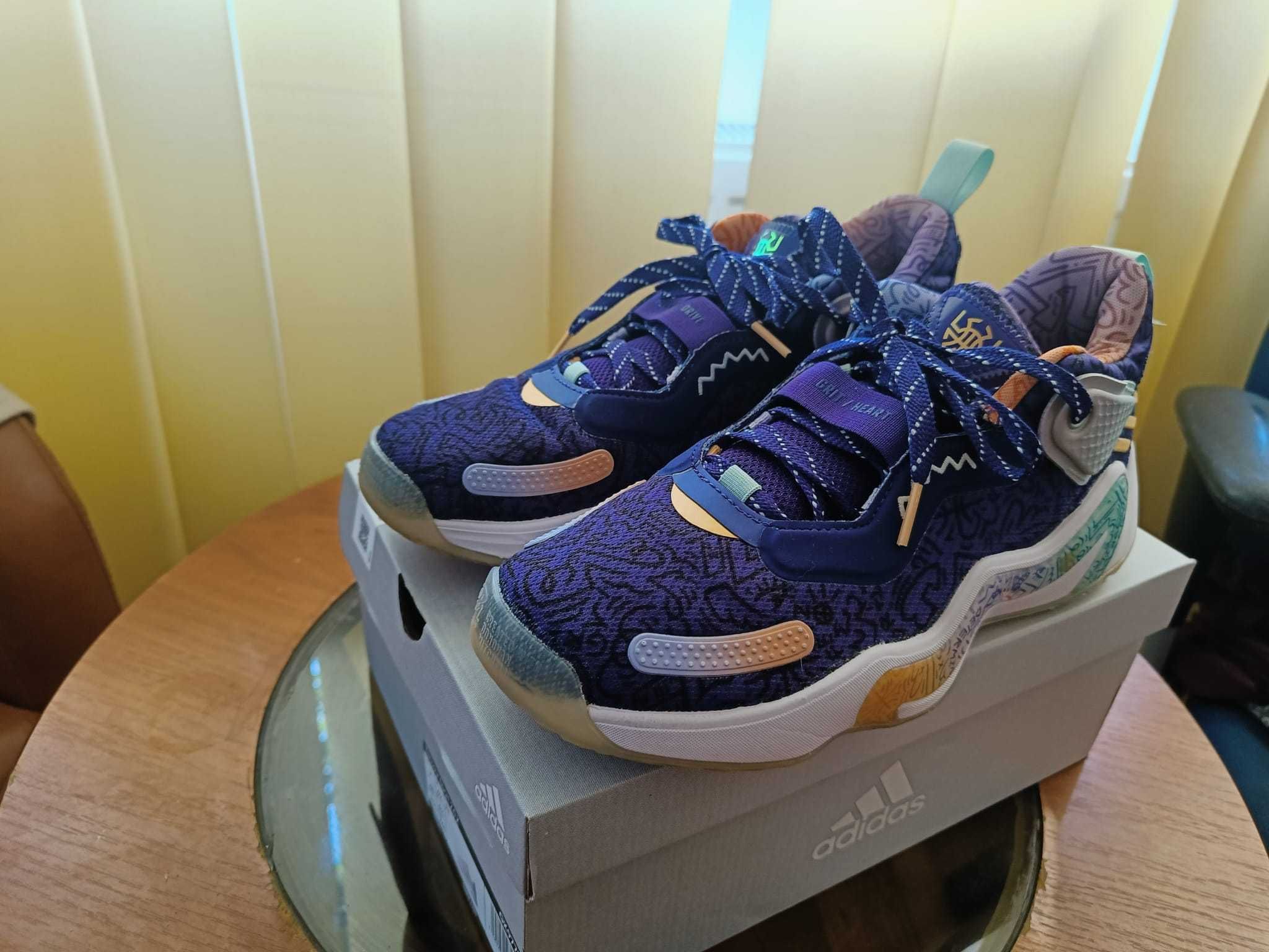 Adidas D.O.N Issue #3 DONOVAN Mitchell - Jazz Purple Yellow