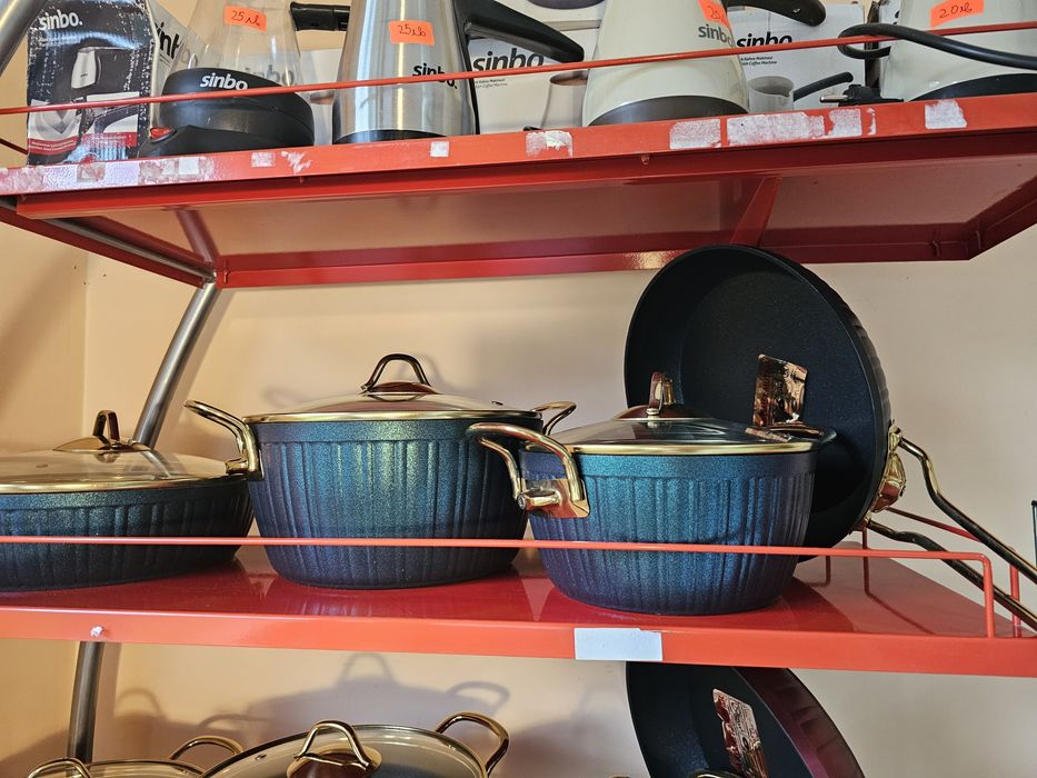 Гранитен комплект тенджери