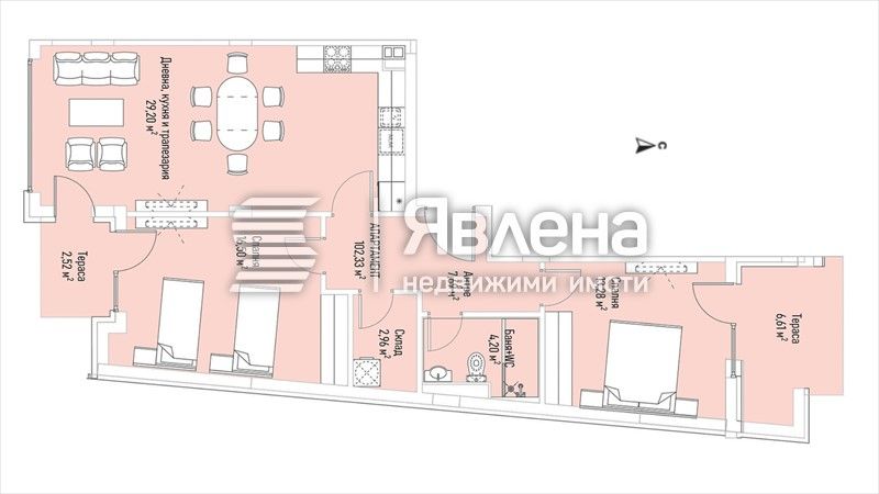 Продава се Тристаен апартамент в София, Лозенец - 125 кв.м за 3248 €/кв.м - Снимка #2